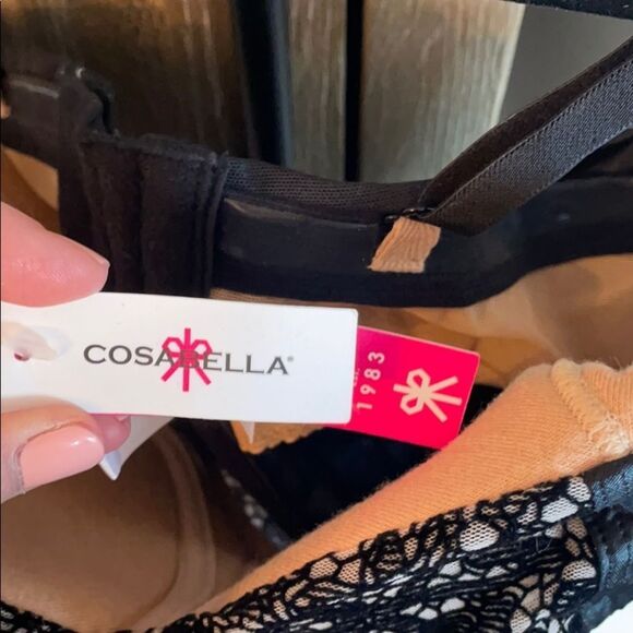 Cosabella Lingerie Venezia Bustier size medium black shapewear New - Picture 12 of 16